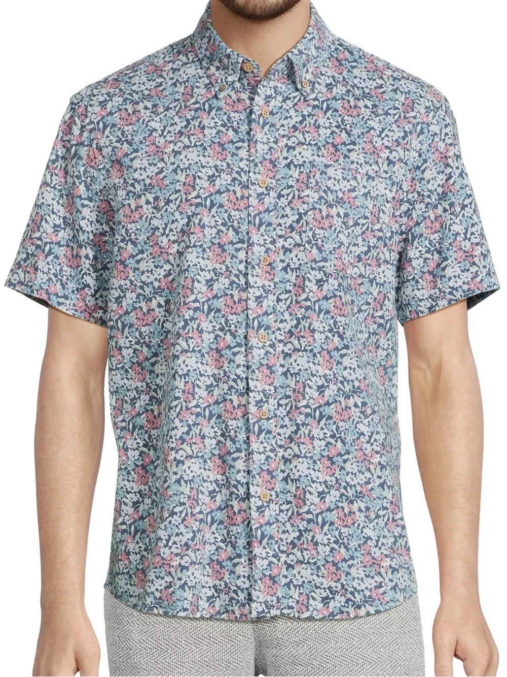 Faherty Short Sleeve Breeze Button Down Shirt